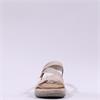 Rieker Twin Velcro Cross Strap Sandal - Cream